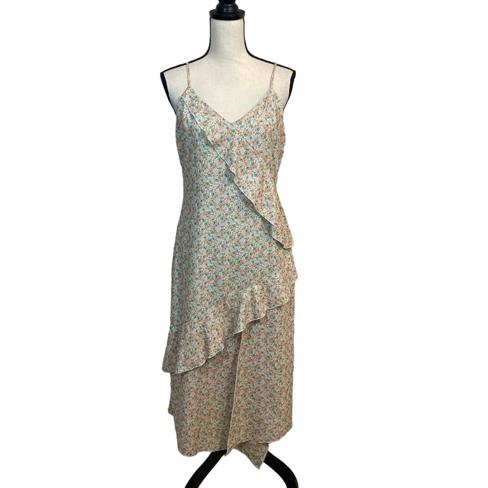 Altarโd State Ruffle Floral Dress Size Large